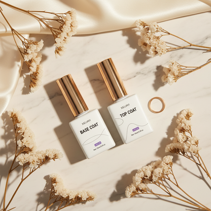Base & Top Coat – Flat Lay