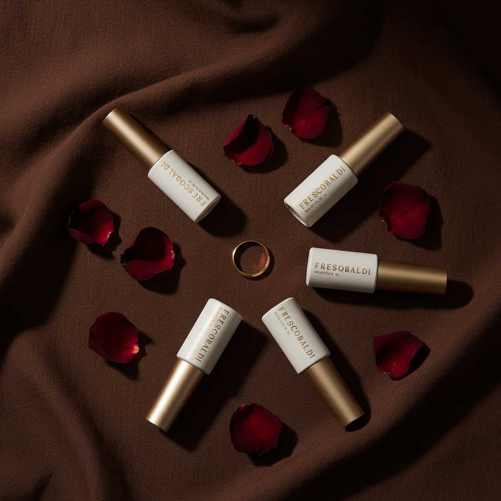 Deep Reds & Browns – Flat Lay