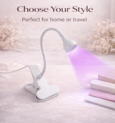 Nail Atelier™ UV Nail Clip Lamp — Flexible Gooseneck