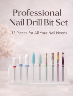 Nail Atelier™ Professional 13-Piece Nail Drill Bit Set