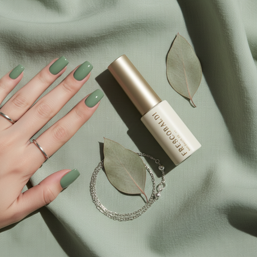 M-029 Sage Green – Flat Lay
