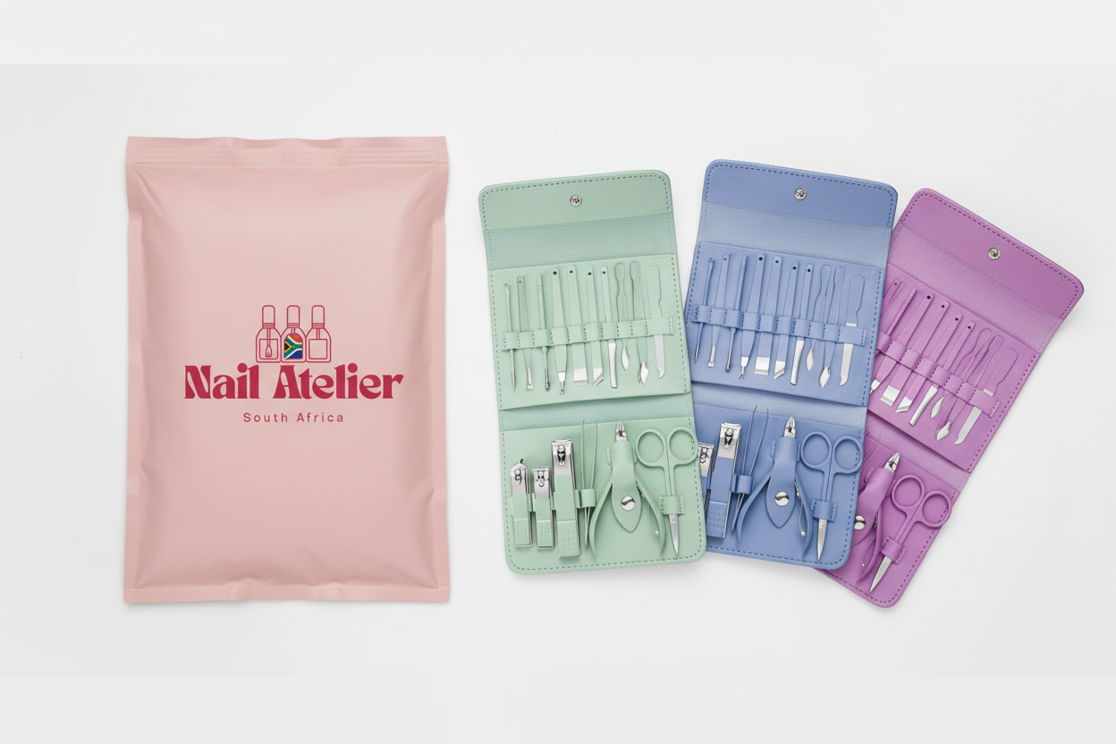 Manicure Set with Nail Atelier Shipping Bag