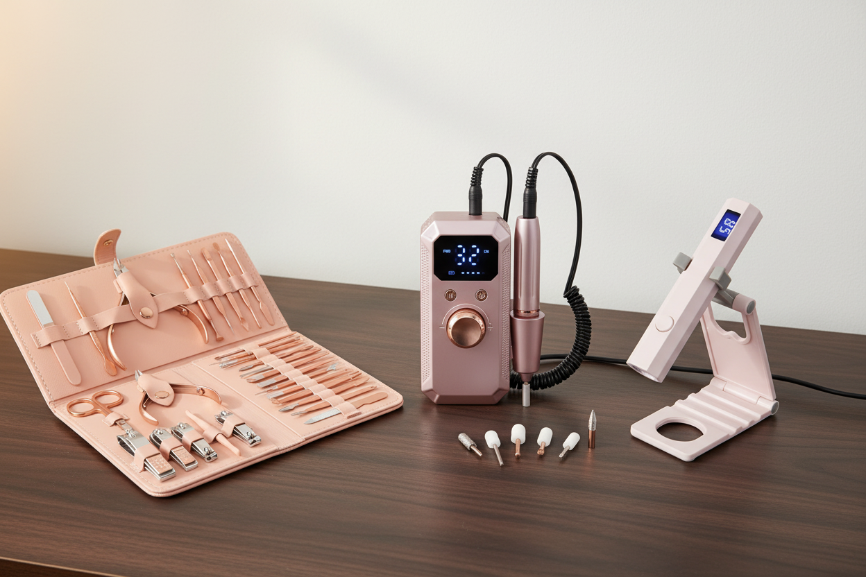 Nail Atelier – Dark Walnut Desk