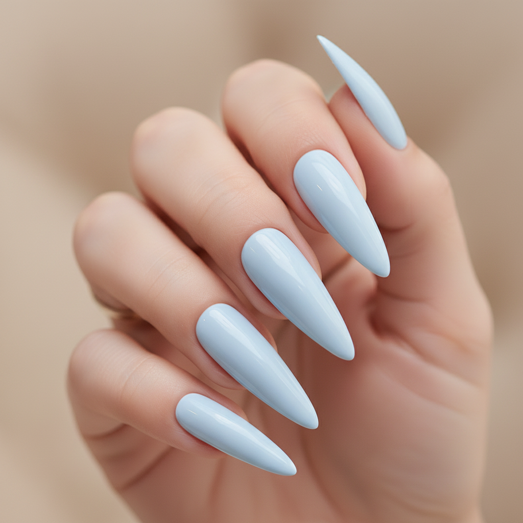 Powder Blue Gel Polish – Lifestyle